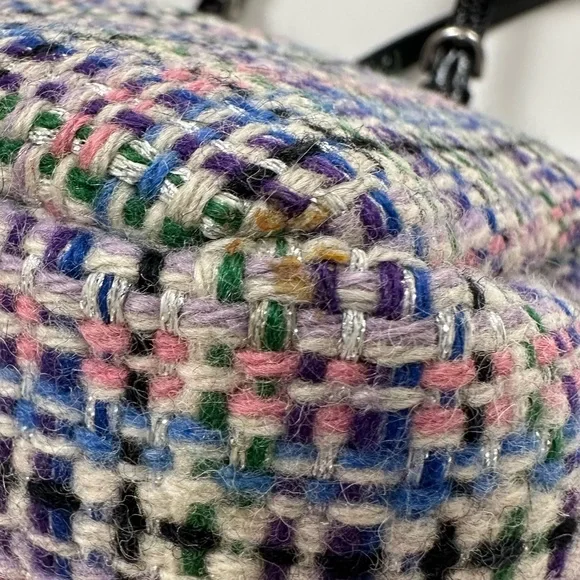 Coach Gallery Multicolored Herringbone Tweed Tote Bag - Picture 10 of 16